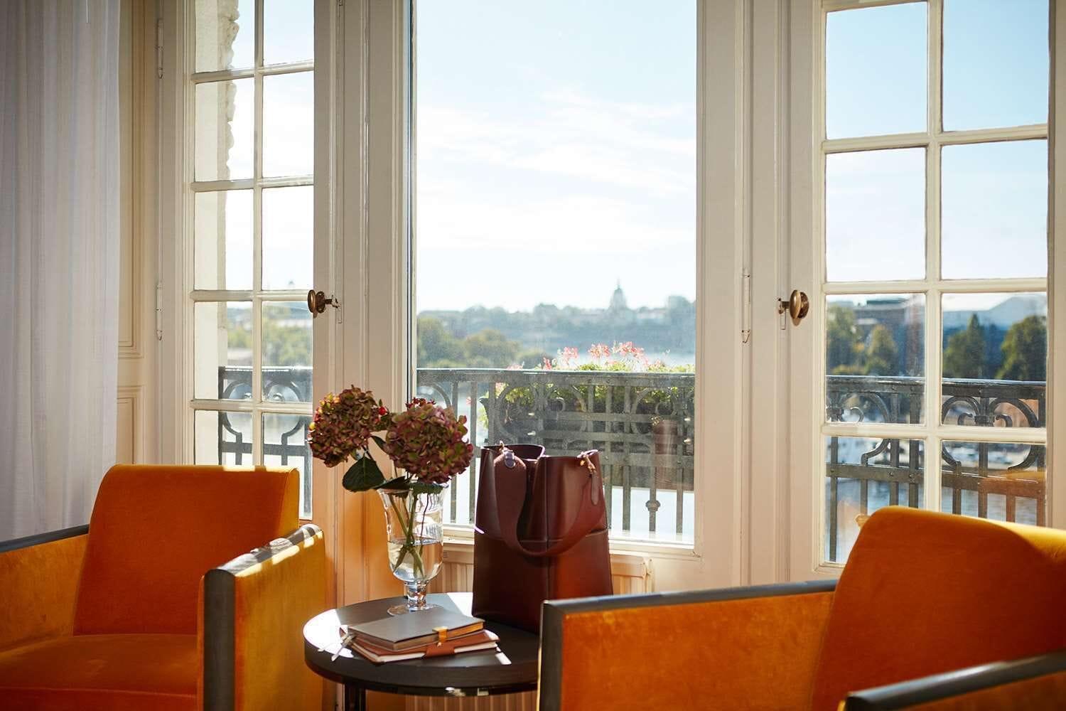فندق ديبلومات ستوكهولم المظهر الخارجي الصورة A room at the Hotel de l'Europe